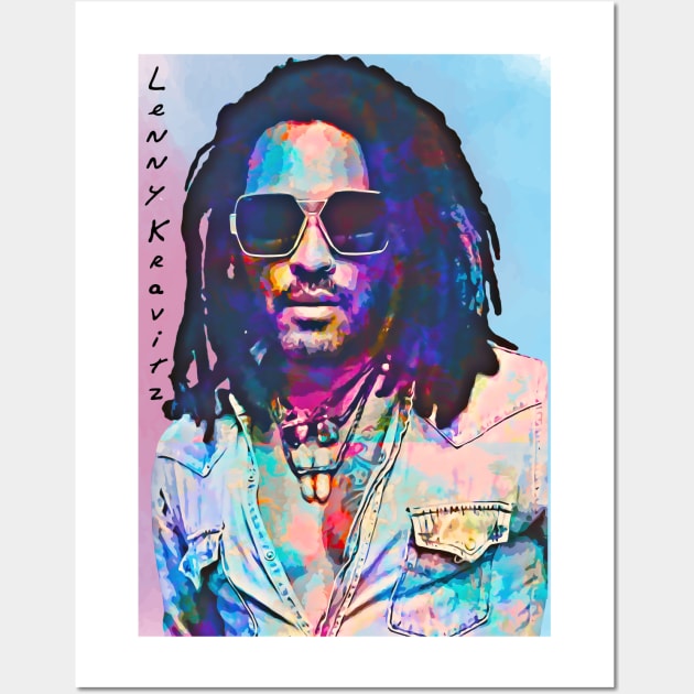 Poster Art Lenny Kravitz Wall Art by Next And Stop